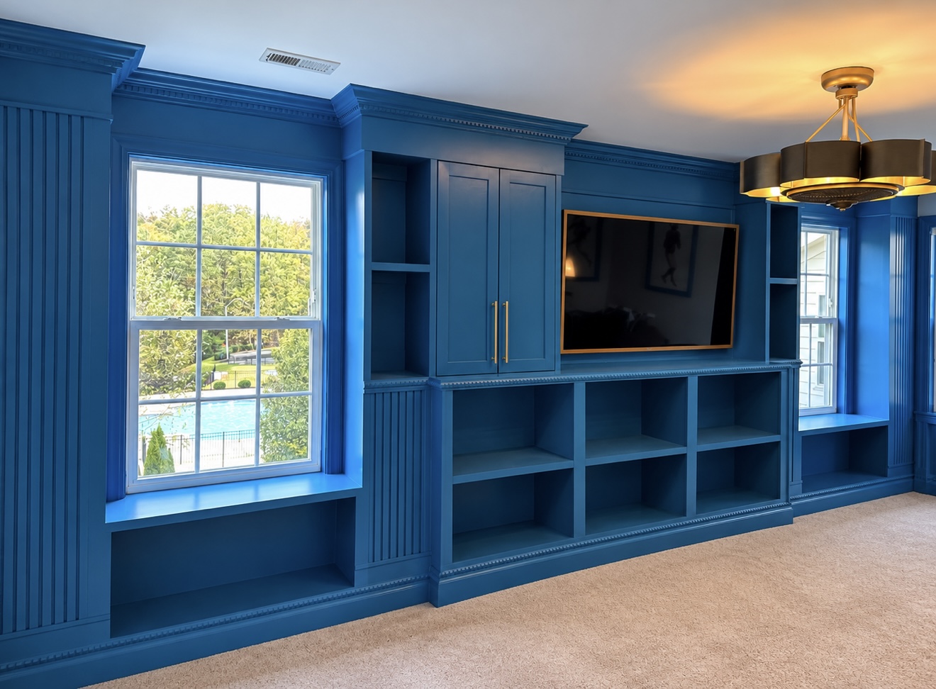 Custom media wall project